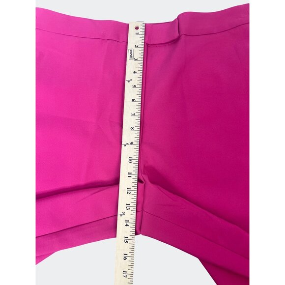 Meg & Margot Colette Cropped Wide-Leg Pink Dress Pants Large - Picture 11 of 16